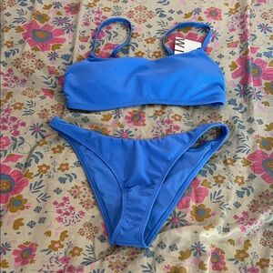 Elegant Azure Bikini Set